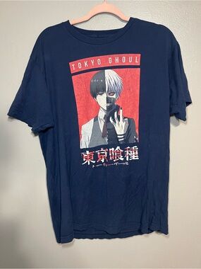Tokyo Ghoul Ken Kaneki Graphic T-Shirt Size Large